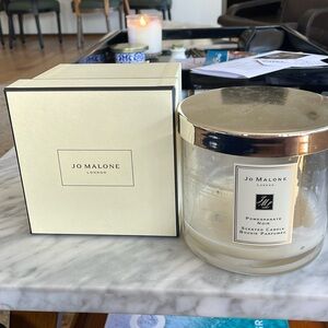Empty Jo Malone 3 wick candle jar